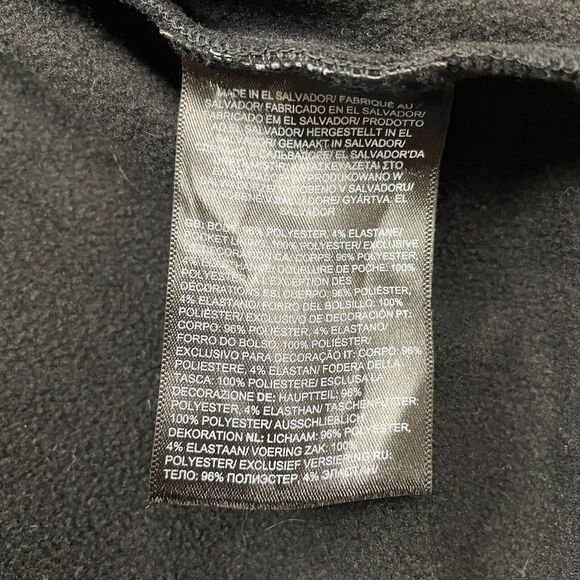 The North Face Sweatshirt Mens XL Black Full Zip Marelli Pulaski Fleece Jacket - Picture 4 of 15